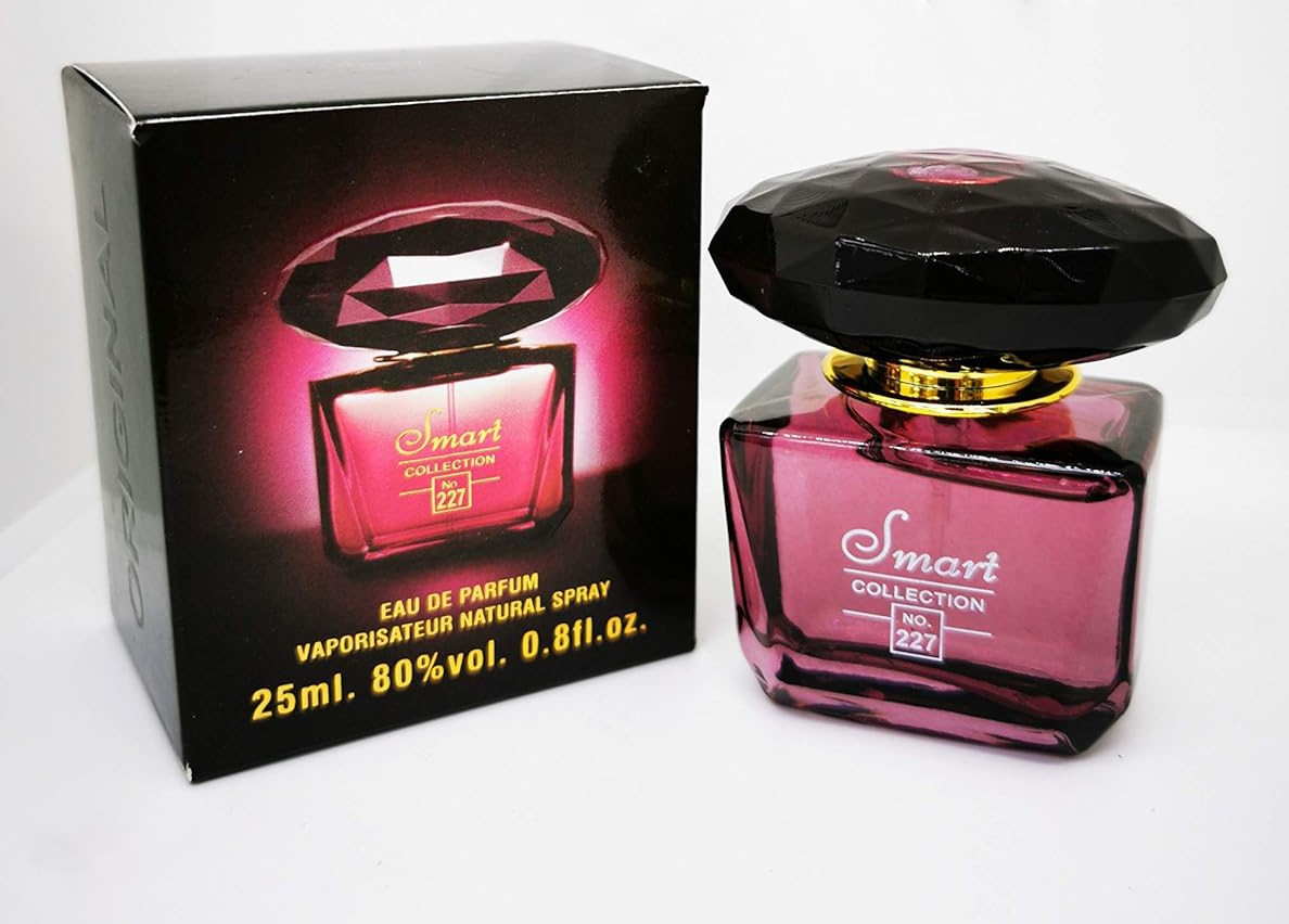 عطر ادکلن برند اسمارت مدل ورساچه کریستال نویر Versce Crystal Noire حجم 25 میل