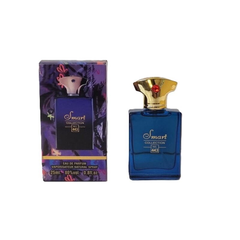 عطر جیبی مردانه اسمارت کالکشن مدل آمواج اینترلود من کد 443 حجم 25 میلی لیتر